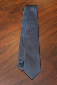 Cravatta in seta micro jaquard piquet Blu