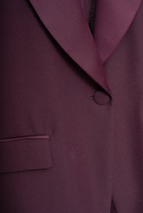Bordeaux Crepe Tuxedo