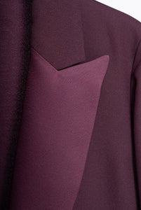 Bordeaux Crepe Tuxedo