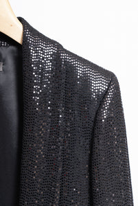 Giacca con Paillettes Nero