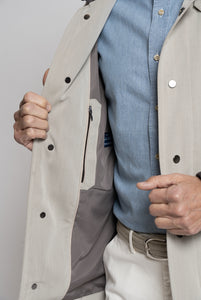 Giubbotto in Tessuto Loro Piana Rain Sistem® - Realizzabile Anche Su Misura