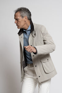 Giubbotto in Tessuto Loro Piana Rain Sistem® - Realizzabile Anche Su Misura