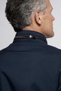 Field Jacket impermeabile traspirante colore Blu