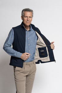 Gilet Impermeabile Blu
