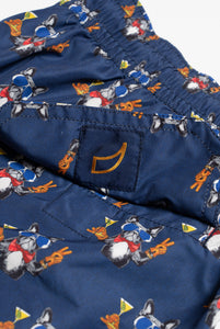 Costume Fantasia Cane che Brinda Blu
