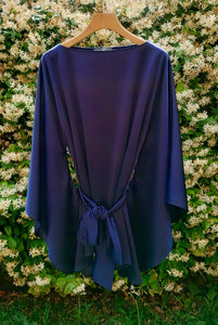 Blusa Kimono in Raso di Seta Custom Made