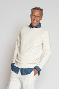 Cream Cotton Sweatshirt