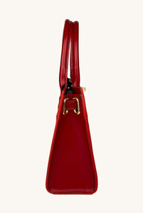 Cristina bag in beige smooth leather