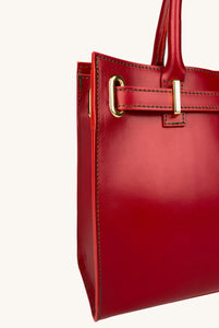 Cristina bag in beige smooth leather