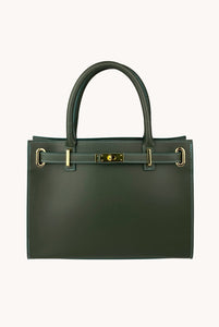 Cristina bag in beige smooth leather
