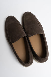 Mocassino suede Caffè