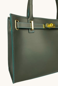Cristina bag in beige smooth leather