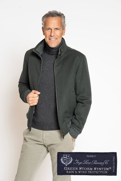 T06/055LoroPianaロロピアーナGREEN STORM SYSTEM Jacket in Wool