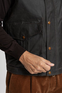 Manifatture Ceccarelli Alligator Weste Militärgrün