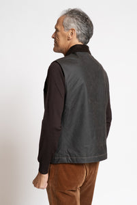 Manifatture Ceccarelli Alligator Weste Militärgrün