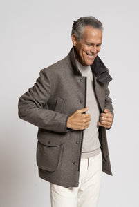 Giubbotto in Tessuto Loro Piana Rain Sistem® - Realizzabile Anche Su Misura