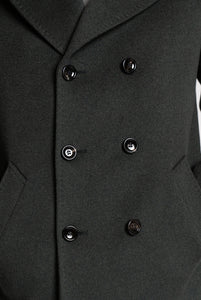 Cappotto Doppiopetto in Puro Cashmere Verdone