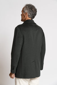 Cappotto Doppiopetto in Puro Cashmere Verdone