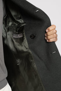 Cappotto Doppiopetto in Puro Cashmere Verdone