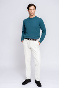 Cream corduroy trousers