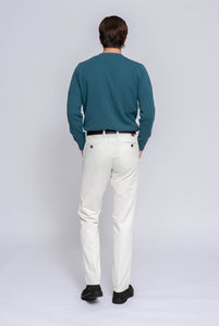 Cream corduroy trousers