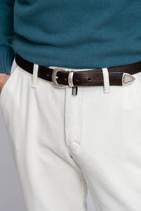 Cream corduroy trousers