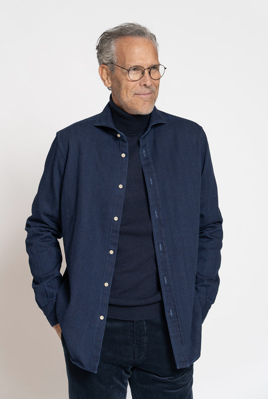 Bolzonella Blue Denim Shirt