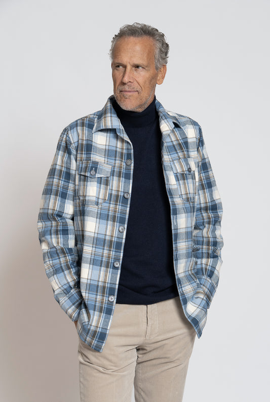 Bolzonella Military Green Velvet Overshirt