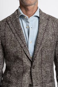 Camicia Bolzonella in denim pesante Chiaro