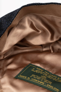 Lawrence and Foster Light Brown Melange Herringbone Wool Cap
