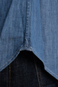 Camicia Bolzonella in denim Blu Medio