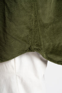 Overshirt  Bolzonella in Velluto Verde Militare