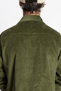 Overshirt  Bolzonella in Velluto Verde Militare