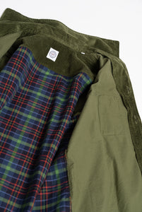 Overshirt  Bolzonella in Velluto Verde Militare