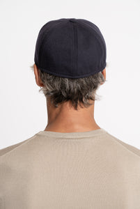 Cap in Cashmere Blend Navy