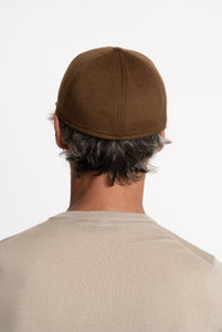 Cap in Cashmere Blend Marrone