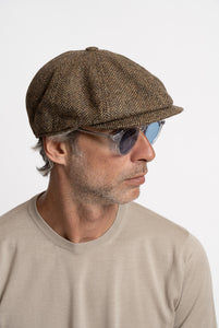 Coppola in Shetland Moon Spigato Marrone