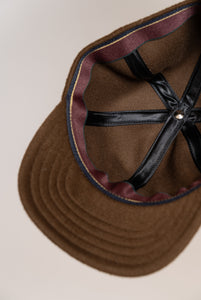 Cap in Cashmere Blend Marrone