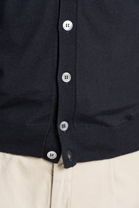 Crewneck Sweater in Extra Fine Royal Merino Wool in Navy Blue