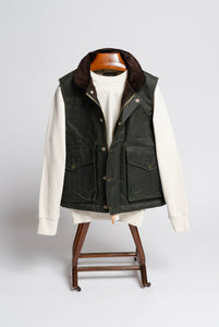 Manifatture Ceccarelli Alligator Vest Verde Militare