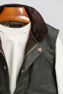 Manifatture Ceccarelli Alligator Vest Verde Militare