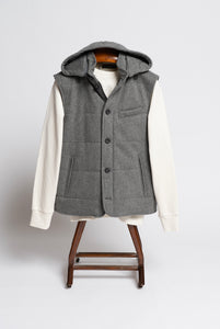 Weste in Loro Piana Green Storm System Fabric