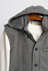 Weste in Loro Piana Green Storm System Fabric
