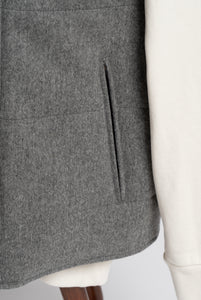 Weste in Loro Piana Green Storm System Fabric