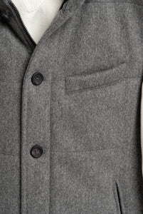 Weste in Loro Piana Green Storm System Fabric