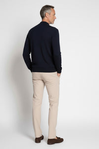 Super Fine Royal Merino Wool Cream Turtleneck