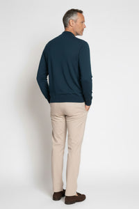Super Fine Royal Merino Wool Cream Turtleneck