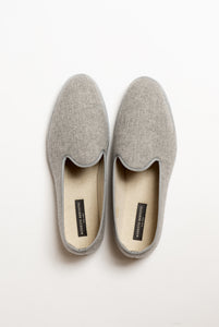 Men's Cashmere Slipper Grey