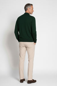 Super Fine Royal Merino Wool Cream Turtleneck