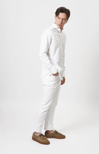 Camicia Bolzonella in Denim Bianco